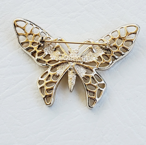 Vintage Sarah Coventry Butterfly Brooch - Picture 2 of 4